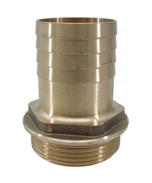 Brass BSP Threaded Male Hosetail  2"x 50mm