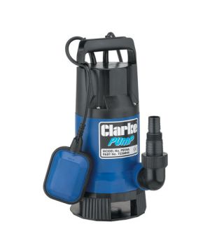 Clarke PSV4A 1½" 750W 216Lpm 8m Head Dirty Water Submersible Pump with Float Switch (230v)